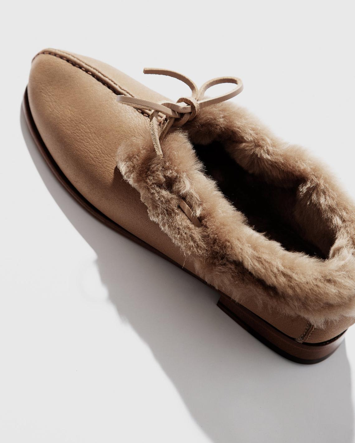 Hereu Soft Shoes | TILLA SHEARLING - Deconstructed Babouche - Women