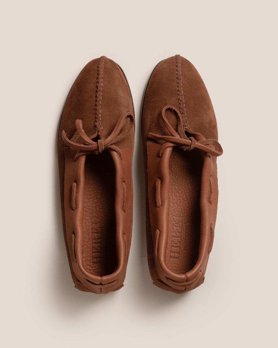 Hereu Soft Shoes | TILLA SUEDE - Deconstructed Suede Babouche - Women
