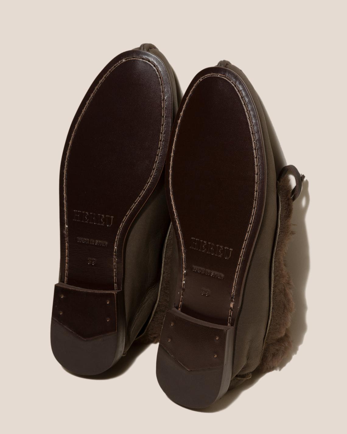 Hereu Soft Shoes | TILLA SUEDE - Deconstructed Suede Babouche - Women