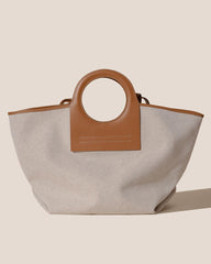 Hereu Tote Bags | CALA L - Leather-trimmed Canvas Tote Bag - Women/Men