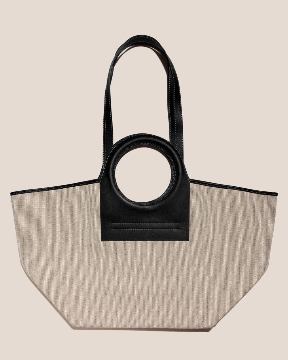 Hereu Tote Bags | CALA L - Leather-trimmed Canvas Tote Bag - Women/Men