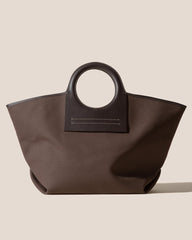 Hereu Tote Bags | CALA L - Leather-trimmed Canvas Tote Bag - Women/Men