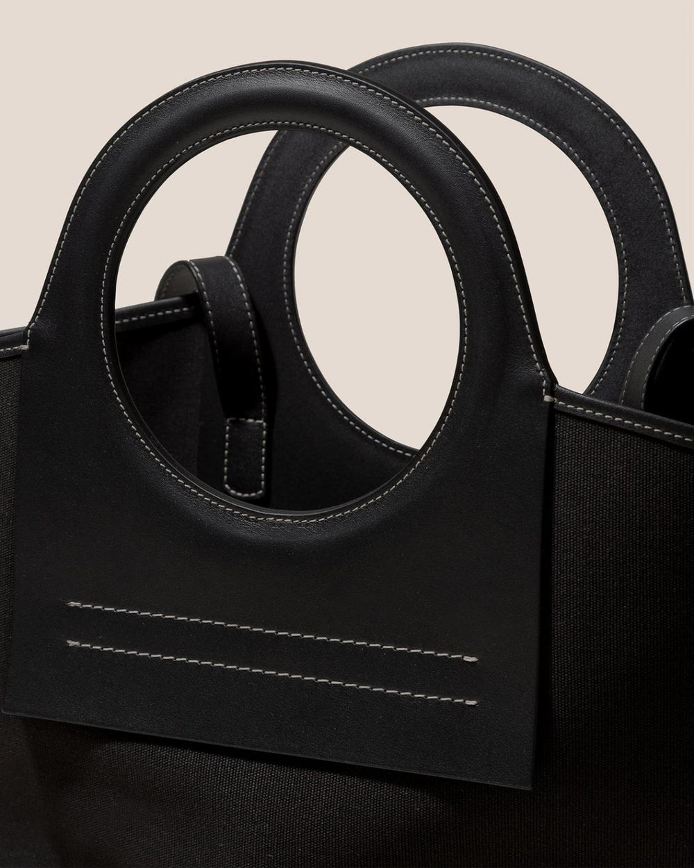 Hereu Tote Bags | CALA S - Leather-trimmed Canvas Tote Bag - Women/Men
