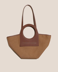 Hereu Tote Bags | CALA S WINTER - Leather-trimmed Thick Textile Tote Bag - Women/Men