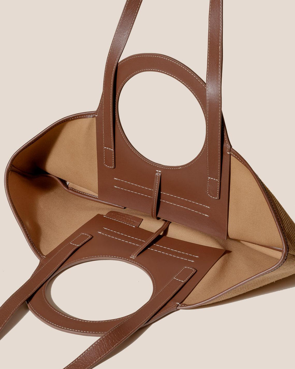 Hereu Tote Bags | CALA S WINTER - Leather-trimmed Thick Textile Tote Bag - Women/Men