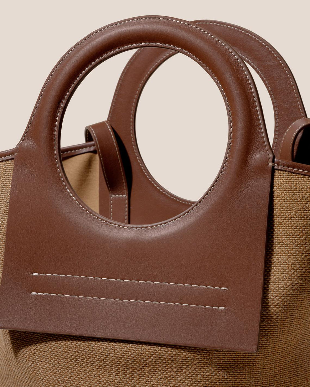 Hereu Tote Bags | CALA S WINTER - Leather-trimmed Thick Textile Tote Bag - Women/Men