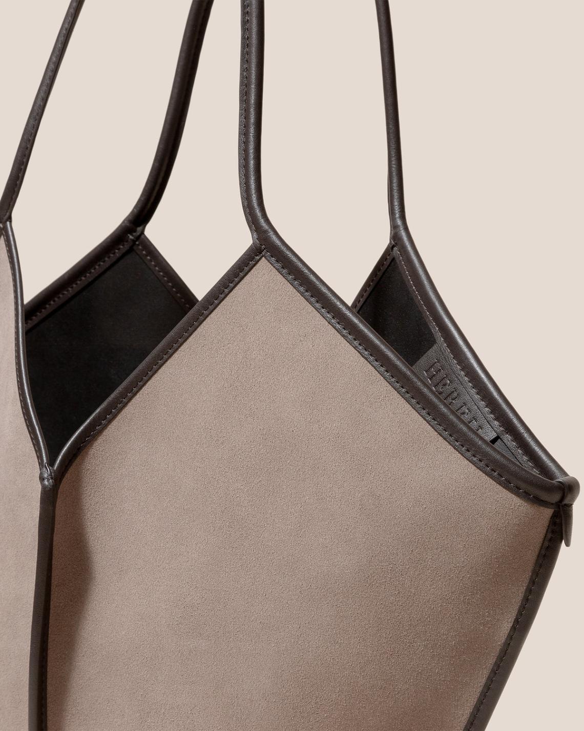Hereu Tote Bags | CALELLA SUEDE - Calf Suede Tote Bag - Men/Women