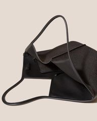 Hereu Tote Bags | CALELLA WINTER - Leather-trimmed Organic Cotton Tote Bag - Women/Men