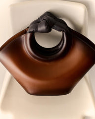 Hereu Tote Bags | CASTELL AIRBRUSHED - Knotted-handle Leather Tote Bag - Women