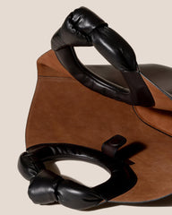 Hereu Tote Bags | CASTELL AIRBRUSHED - Knotted-handle Leather Tote Bag - Women