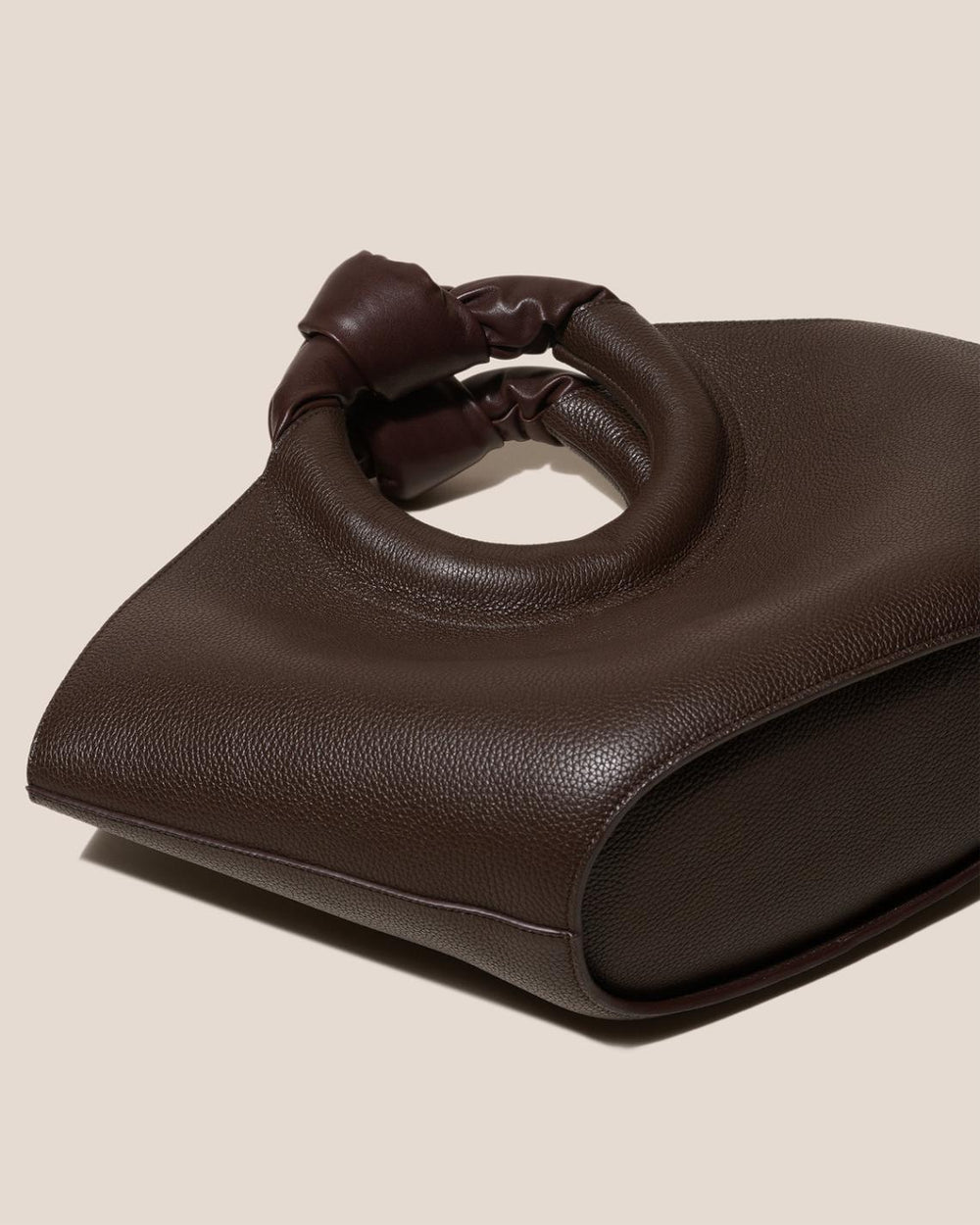Hereu Tote Bags | CASTELL GRAINY - Knotted-handle Leather Tote Bag - Women