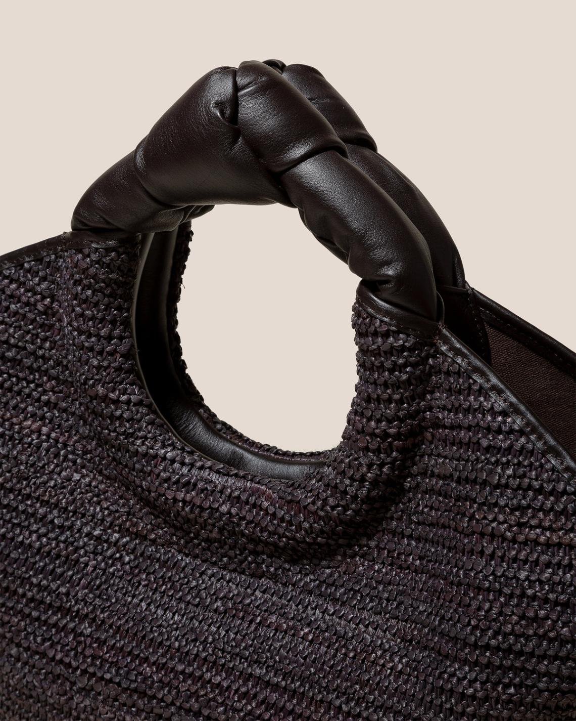 Hereu Tote Bags | CASTELL RAFFIA - Knotted-handle Tote Bag - Women
