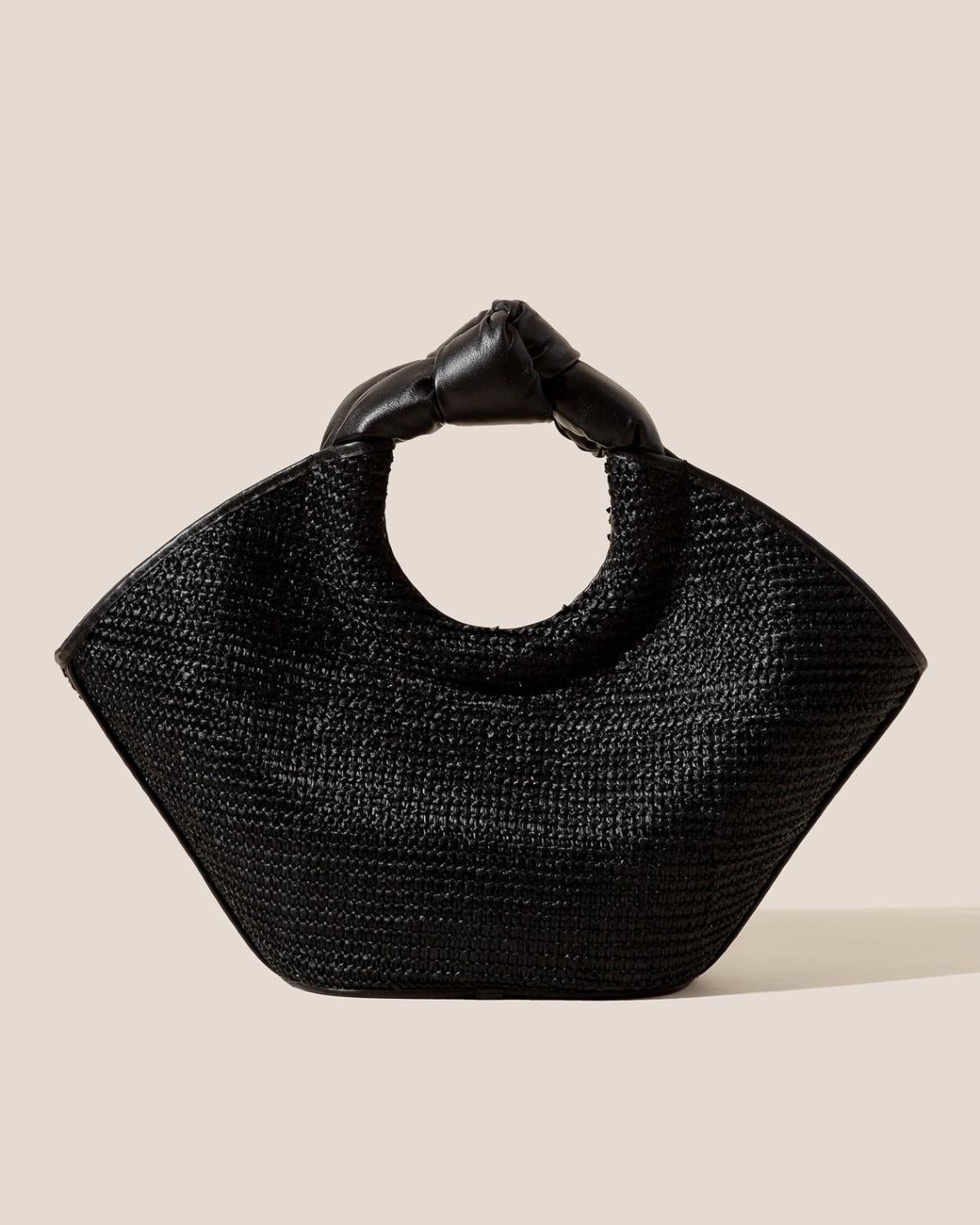 Hereu Tote Bags | CASTELL RAFFIA - Knotted-handle Tote Bag - Women