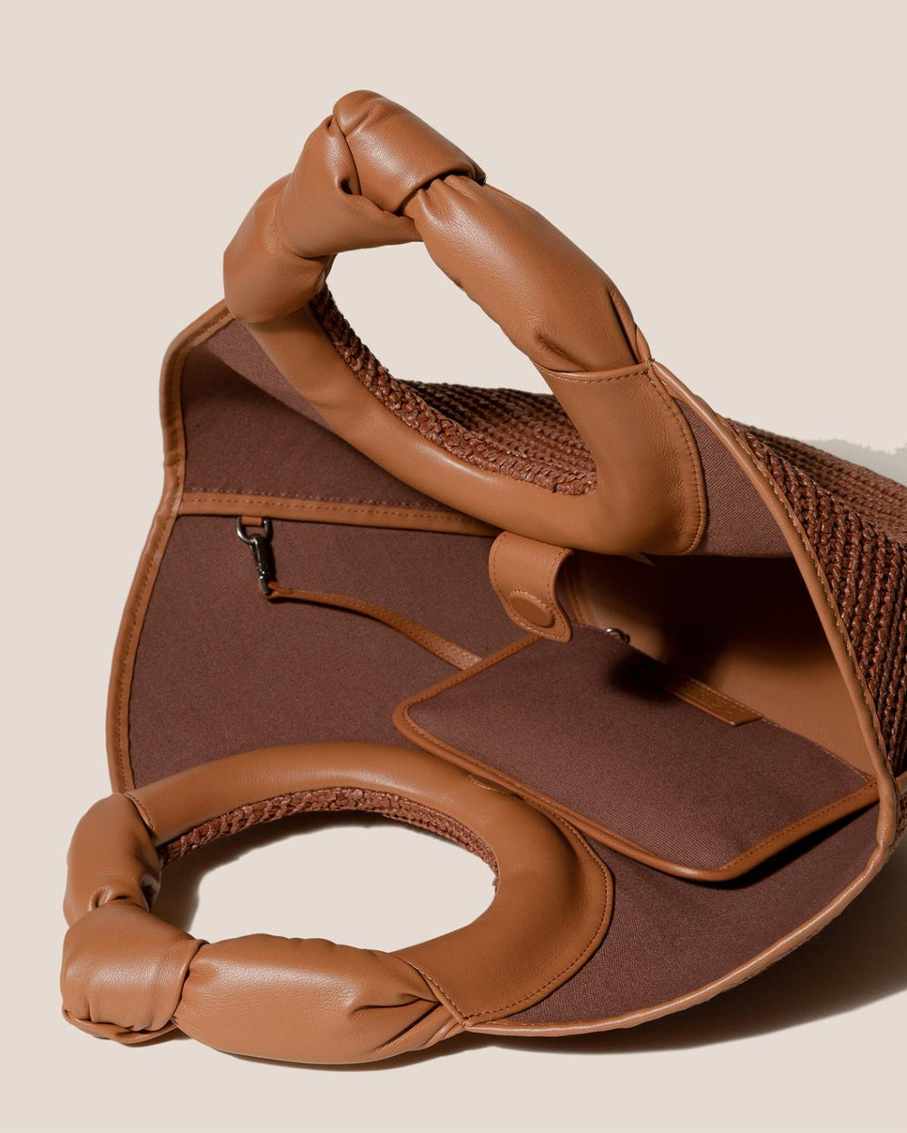 Hereu Tote Bags | CASTELL RAFFIA - Knotted-handle Tote Bag - Women