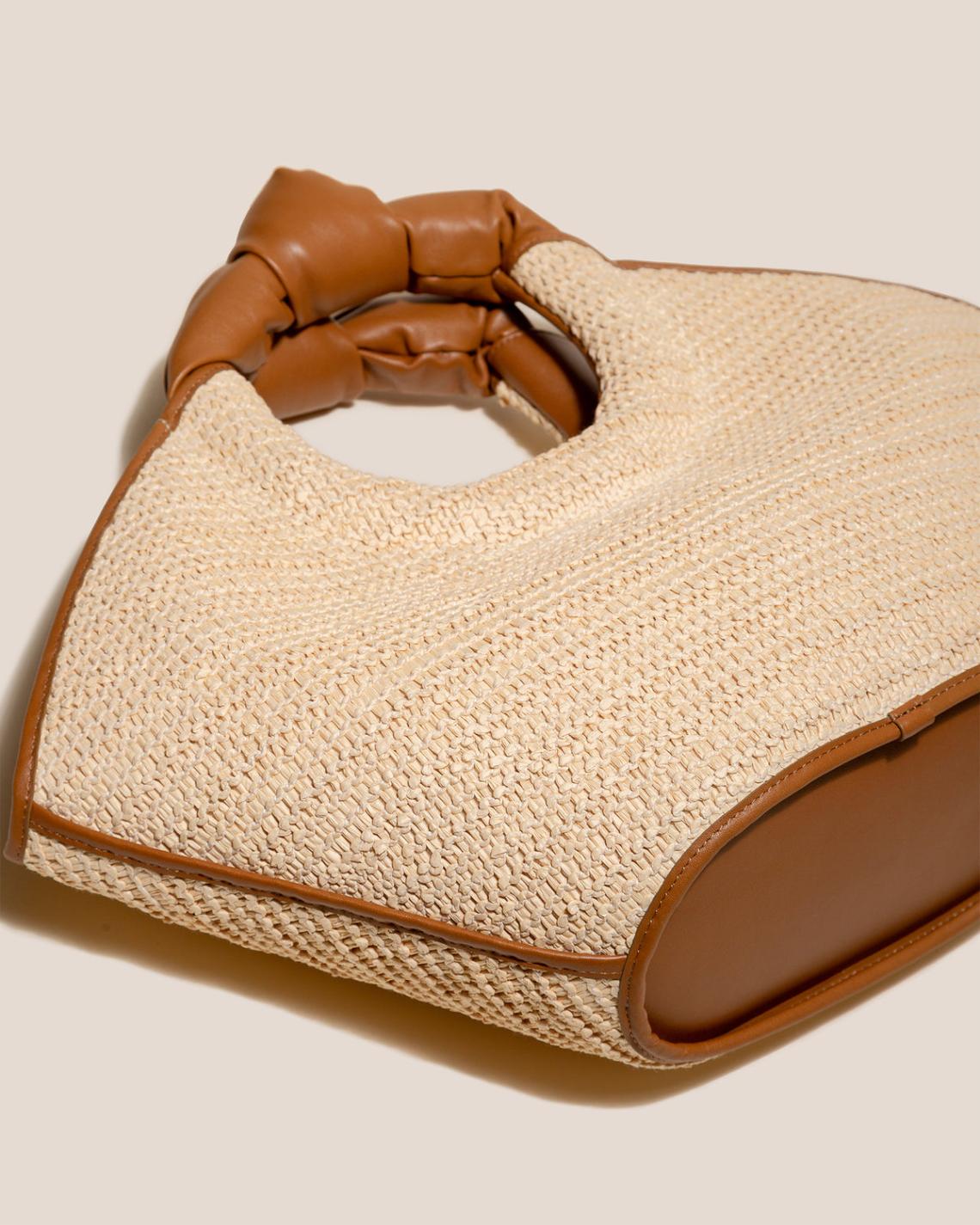 Hereu Tote Bags | CASTELL RAFFIA - Knotted-handle Tote Bag - Women