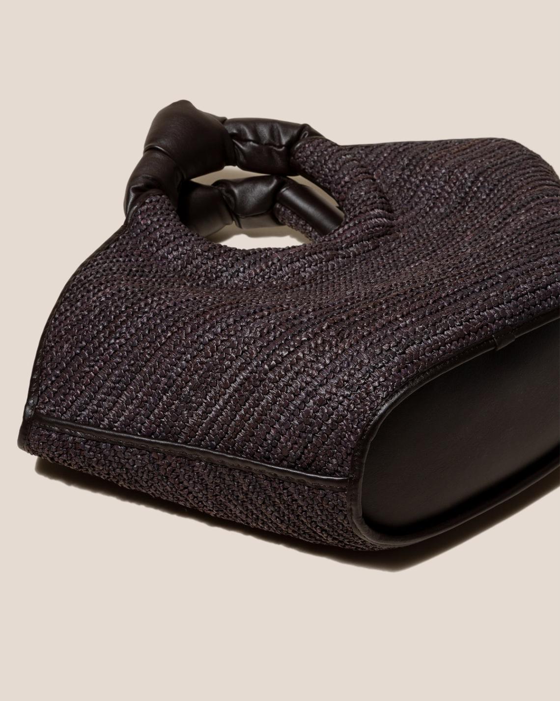 Hereu Tote Bags | CASTELL RAFFIA - Knotted-handle Tote Bag - Women