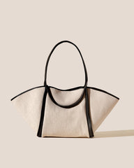 Hereu Tote Bags | CUBER - Leather-Trimmed Canvas Basket - Women/Men