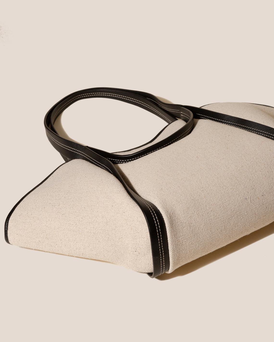 Hereu Tote Bags | CUBER - Leather-Trimmed Canvas Basket - Women/Men